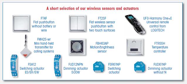 Eltako wireless switches and dimmers